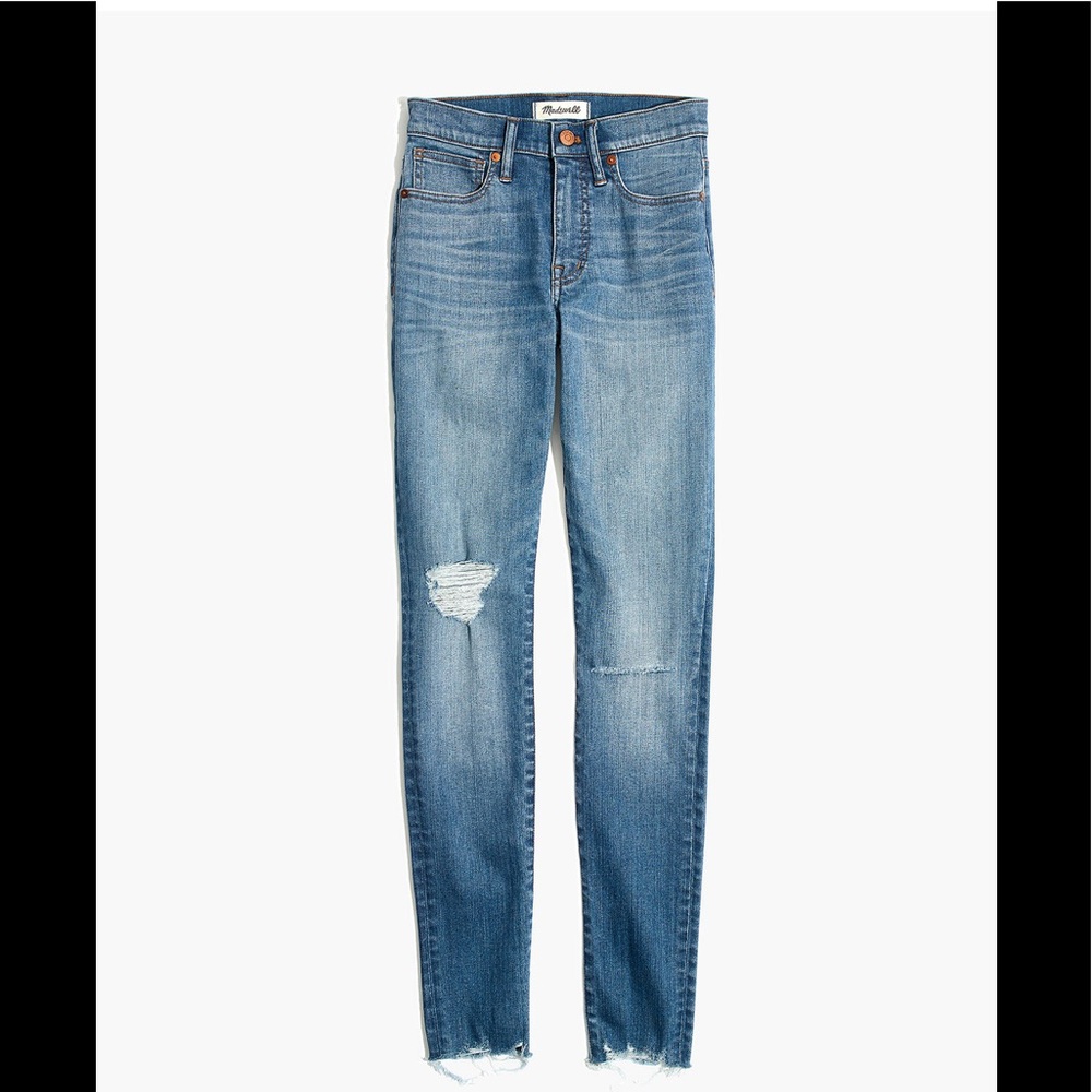 Madewell 9in skinny jeans in Frankie wash